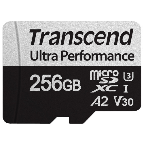 Transcend microSDXC 340S 256GB U3 A2 V30 (R160/W125)