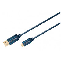 Miniatyr av produktbild för ClickTronic 1.8m USB 2.0 A-mini B m/m USB-kablar 1,8 m USB A Mini-USB B Blå