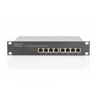 Miniatyr av produktbild för Digitus DN-80114 nätverksswitchar Ohanterad Gigabit Ethernet (10/100/1000) Grå
