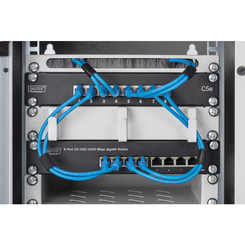 Produktbild för Digitus DN-80114 nätverksswitchar Ohanterad Gigabit Ethernet (10/100/1000) Grå