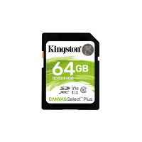 Kingston Technology Kingston Technology Canvas Select Plus 64 GB SDXC UHS-I Klass 10