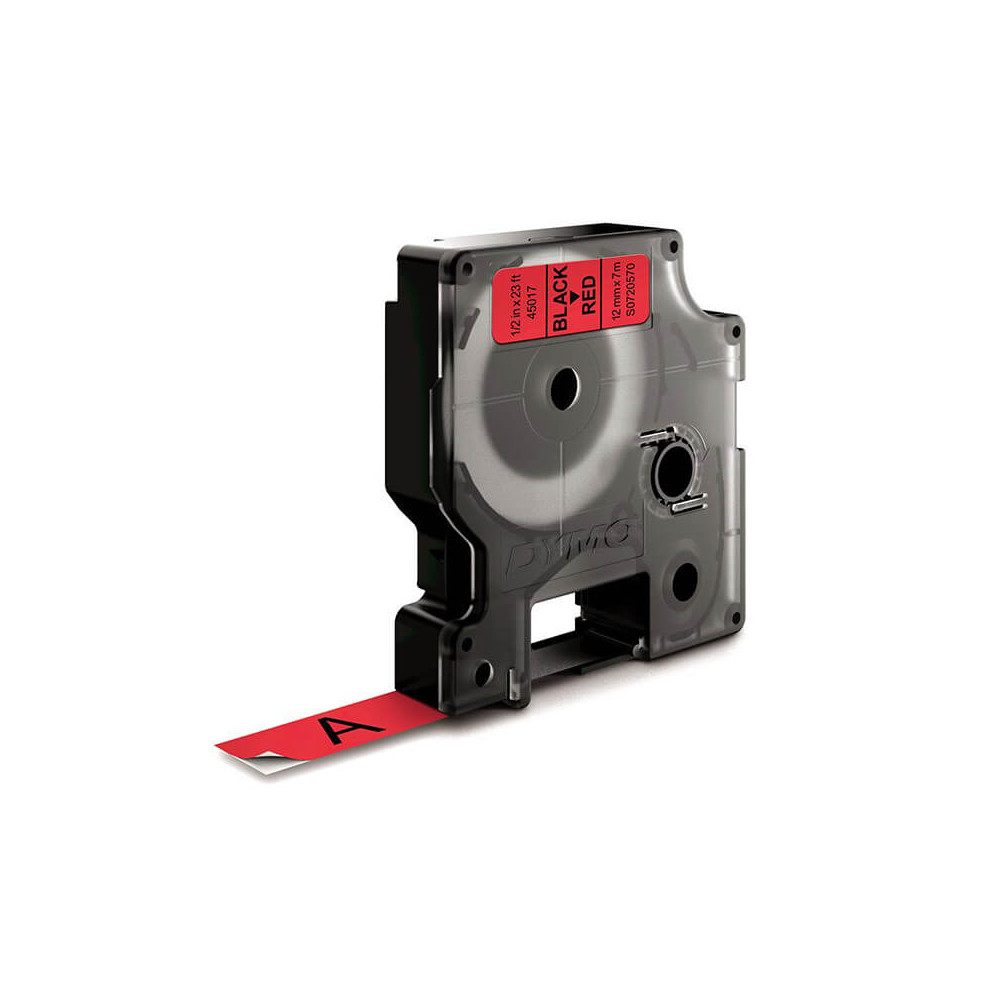 Produktbild för Ribbon S0720570 45017 12mm Black on Red