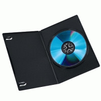 Produktbild för Hama DVD Slim Box 25, Black 1 diskar Svart