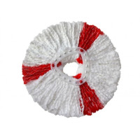 Produktbild för Vileda 4023103198227, Mopphuvud, Röd, Vit, Mikrofiber, Polya...