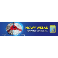 Produktbild för Vileda 4023103198227, Mopphuvud, Röd, Vit, Mikrofiber, Polya...