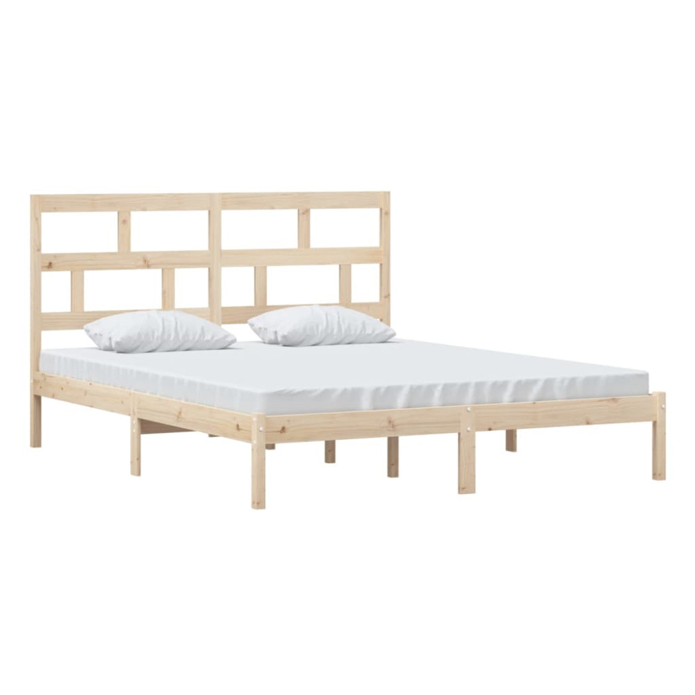 Produktbild för Sängram massiv furu 160x200 cm