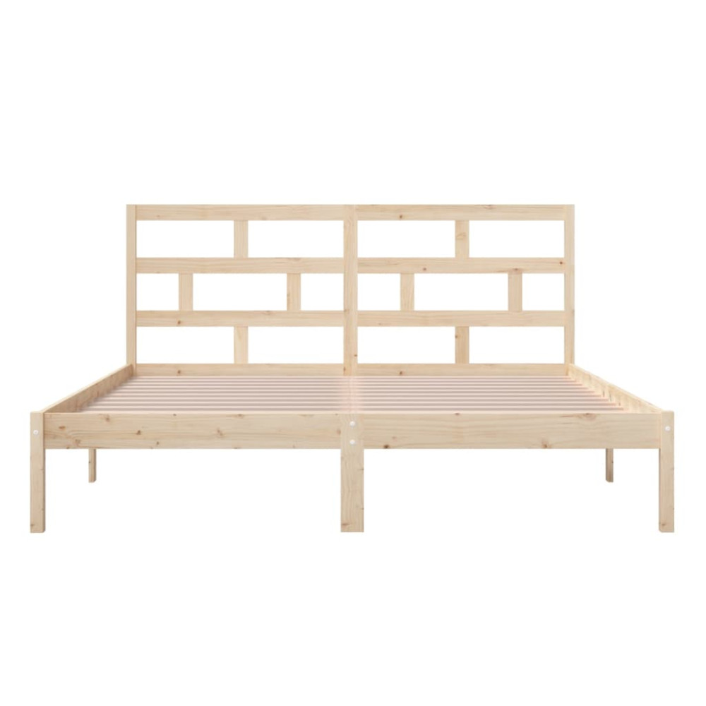 Produktbild för Sängram massiv furu 160x200 cm