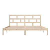 Produktbild för Sängram massiv furu 200x200 cm