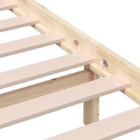 Produktbild för Sängram massiv furu 200x200 cm