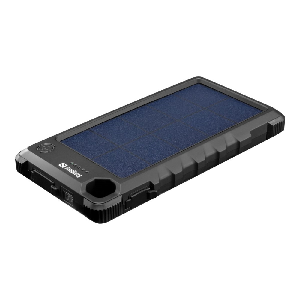 Produktbild för Sandberg Outdoor Solar Powerbank 10000 solströmsbank - USB, USB-C