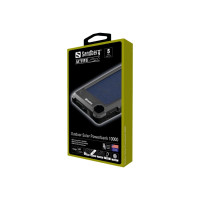 Produktbild för Sandberg Outdoor Solar Powerbank 10000 solströmsbank - USB, USB-C