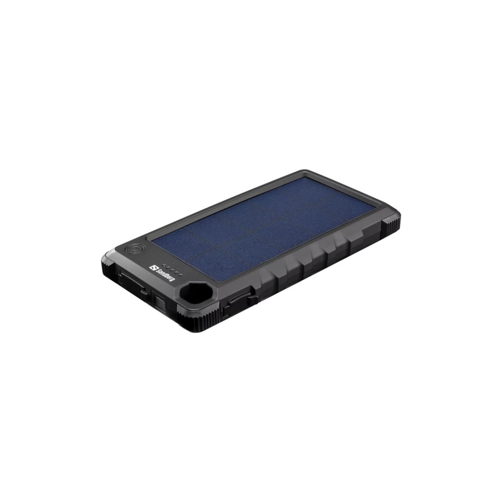 Produktbild för Sandberg Outdoor Solar Powerbank 10000 solströmsbank - USB, USB-C