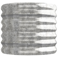 Produktbild för Odlingslåda pulverlackerat stål 114x40x36 cm silver