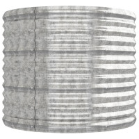 Produktbild för Odlingslåda galvaniserat stål 224x80x68 cm silver