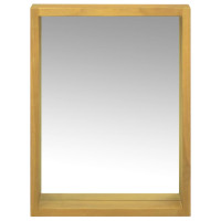 Produktbild för Spegelskåp 30x10x40 cm massiv teak