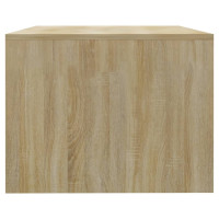 Miniatyr av produktbild för Soffbord sonoma-ek 102x55x42 cm konstruerat trä