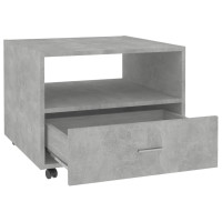 Produktbild för Soffbord betonggrå 55x55x40 cm konstruerat trä