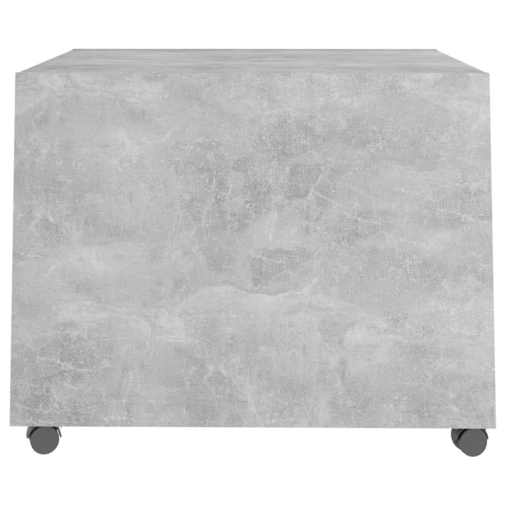 Produktbild för Soffbord betonggrå 55x55x40 cm konstruerat trä