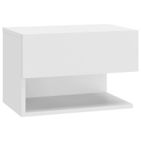 Miniatyr av produktbild för Väggmonterat sängbord vit