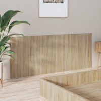 Produktbild för Sänggavel sonoma-ek 200x1,5x80 cm konstruerat trä