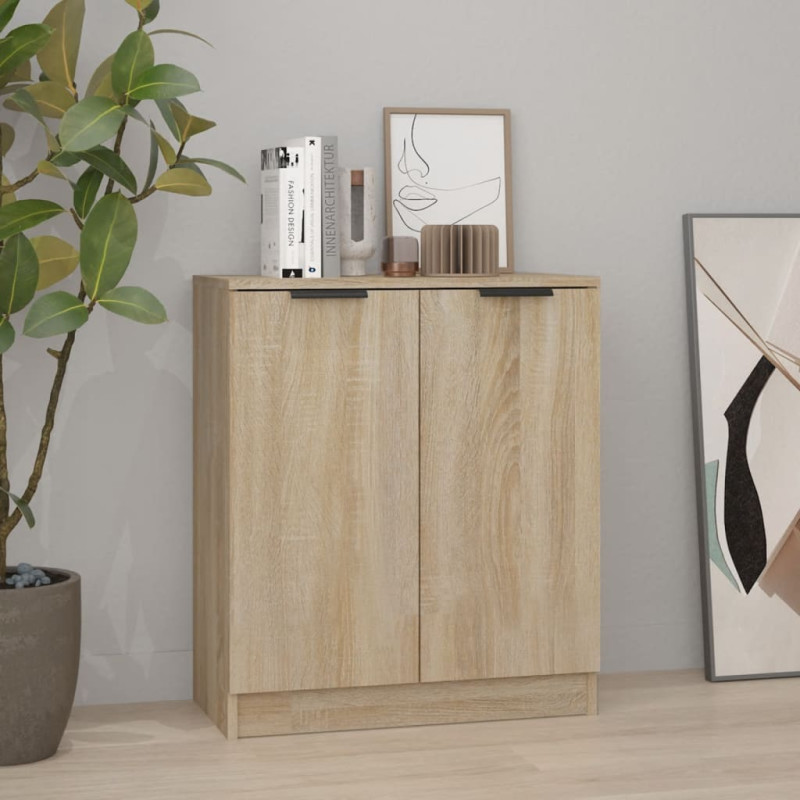 Produktbild för Byrå sonoma-ek 60x30x70 cm konstruerat trä