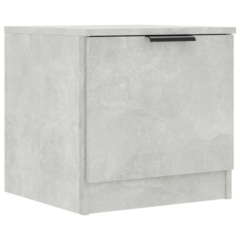 Produktbild för Sängbord 2 st betonggrå 40x39x40 cm
