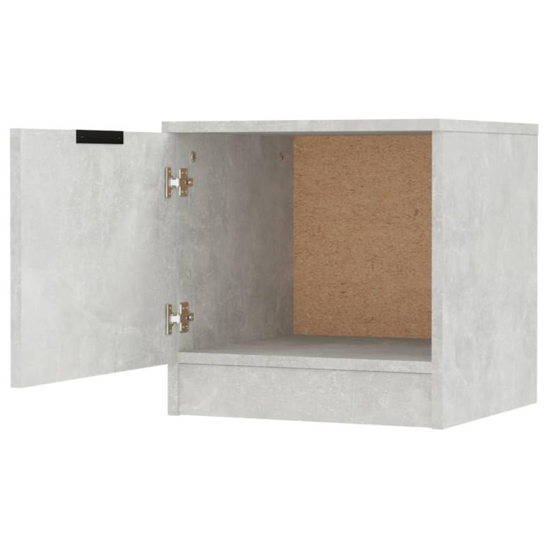 Produktbild för Sängbord 2 st betonggrå 40x39x40 cm