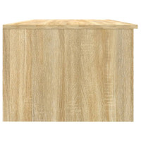 Produktbild för Soffbord sonoma-ek 102x50x36 cm konstruerat trä
