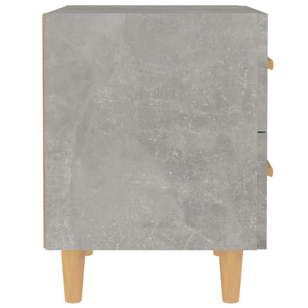 Produktbild för Sängbord 2 st betonggrå 40x35x47,5 cm