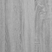 Produktbild för Matbord grå sonoma 140x74,5x76 cm konstruerat trä