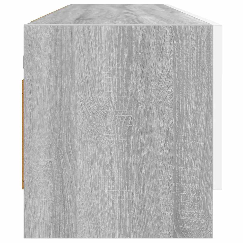 Produktbild för Klädhängare grå sonoma 100x32,5x35 cm konstruerat trä
