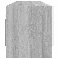Produktbild för Klädhängare grå sonoma 100x32,5x35 cm konstruerat trä