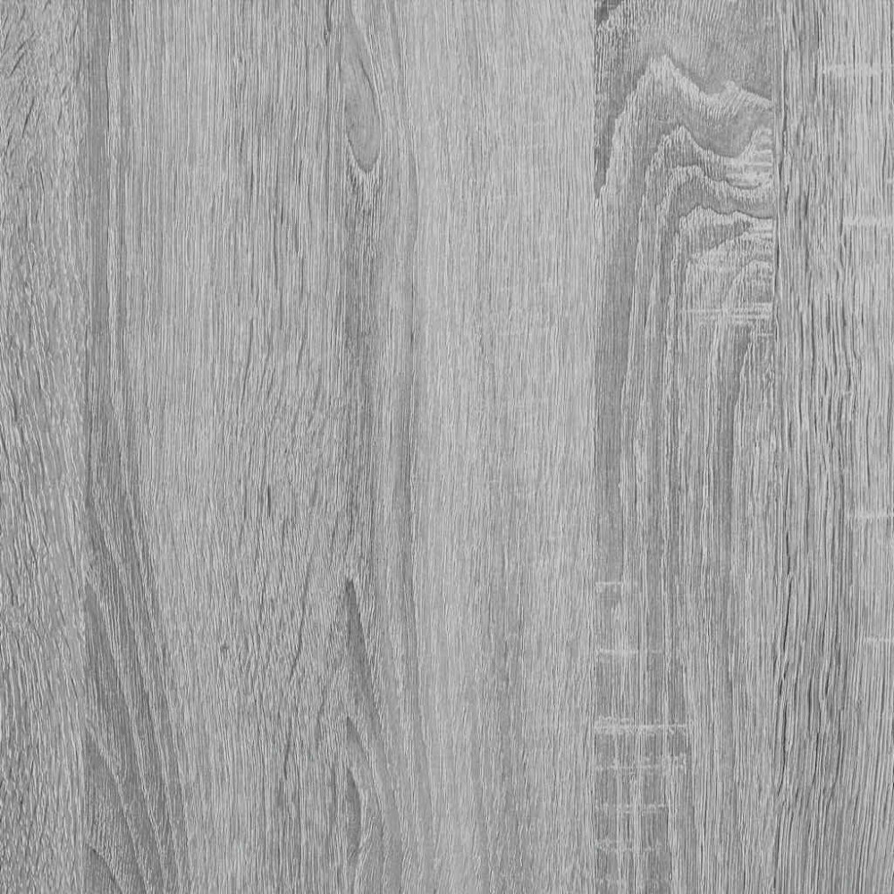 Produktbild för Klädhängare grå sonoma 100x32,5x35 cm konstruerat trä