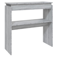 Produktbild för Avlastningsbord grå sonoma 80x30x80 cm konstruerat trä