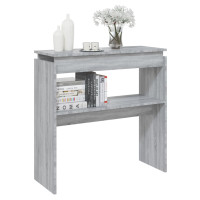 Produktbild för Avlastningsbord grå sonoma 80x30x80 cm konstruerat trä