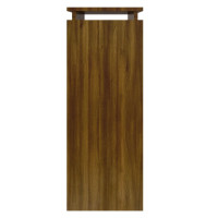 Produktbild för Avlastningsbord brun ek 80x30x80 cm konstruerat trä