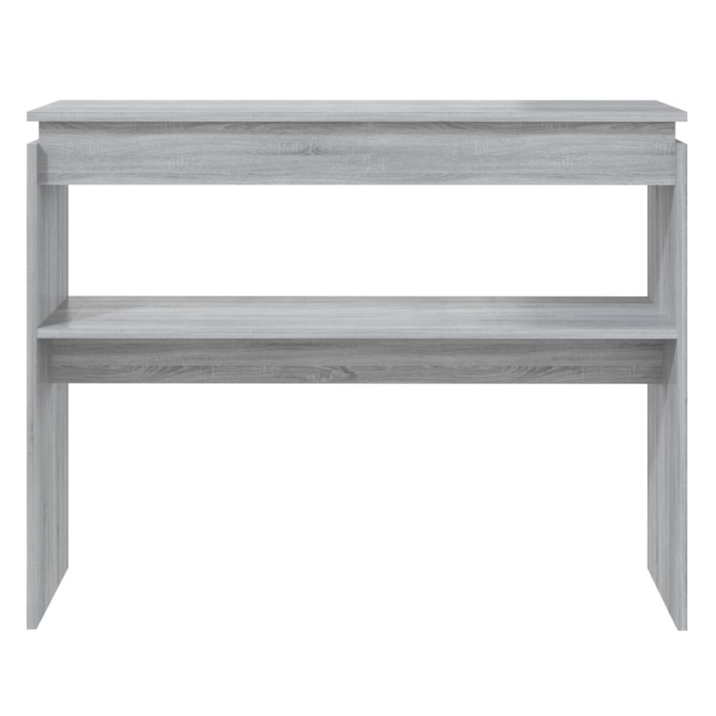 Produktbild för Avlastningsbord grå sonoma 102x30x80 cm konstruerat trä