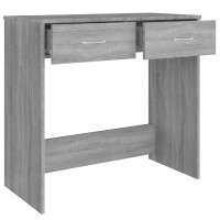 Miniatyr av produktbild för Skrivbord grå sonoma 80x40x75 cm konstruerat trä