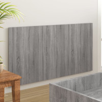 Produktbild för Sänggavel grå sonoma 160x1,5x80 cm konstruerat trä