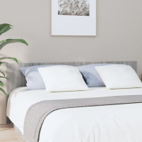 Produktbild för Sänggavel grå sonoma 200x1,5x80 cm konstruerat trä