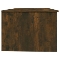 Produktbild för Soffbord rökfärgad ek 102x50x36 cm konstruerat trä