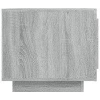 Produktbild för Soffbord grå sonoma 102x50x45 cm konstruerat trä