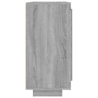 Produktbild för Skänk grå sonoma 92x35x75 cm konstruerat trä