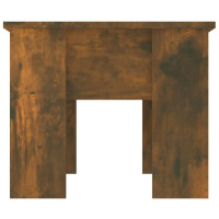 Produktbild för Soffbord rökfärgad ek 79x49x41 cm konstruerat trä