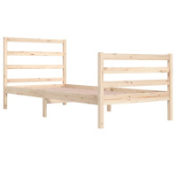 Produktbild för Sängram massiv furu 90x200 cm