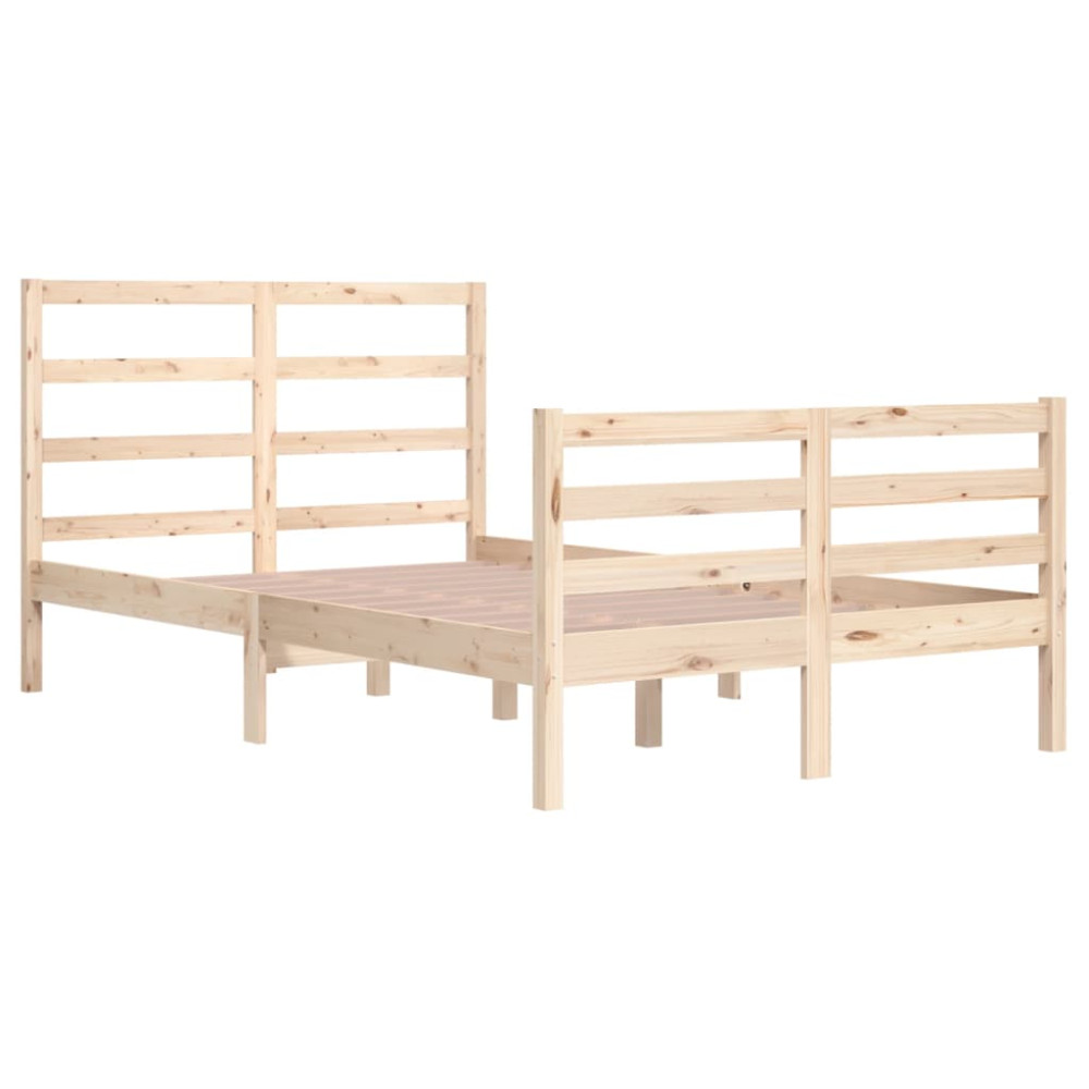 Produktbild för Sängram massiv furu 120x200 cm