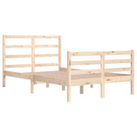 Produktbild för Sängram massiv furu 120x200 cm