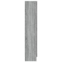 Miniatyr av produktbild för Vitrinskåp grå sonoma 82,5x30,5x150 cm konstruerat trä