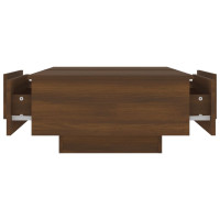 Produktbild för Soffbord brunek 90x60x31 cm konstruerat trä