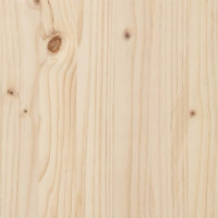 Miniatyr av produktbild för Sängram massivt trä 140x190 cm